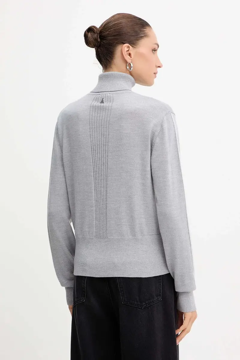 maglione in lana donna colore grigio 2K0340 KM36 miniatura 3