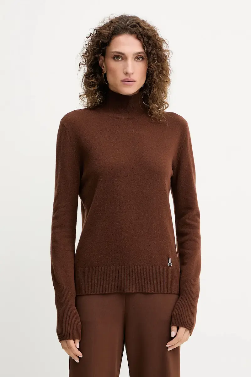 maglione in lana donna colore marrone 8K0319 K247