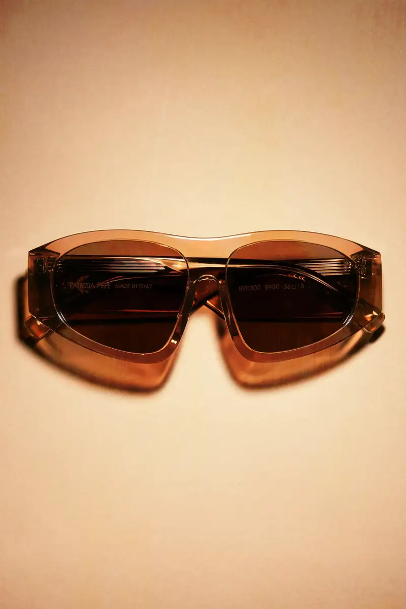 Occhiali da sole a visiera Marrone