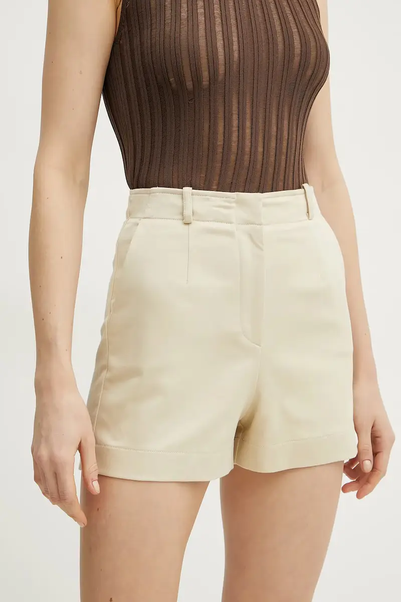 pantaloncini donna colore beige 8P0698 A543