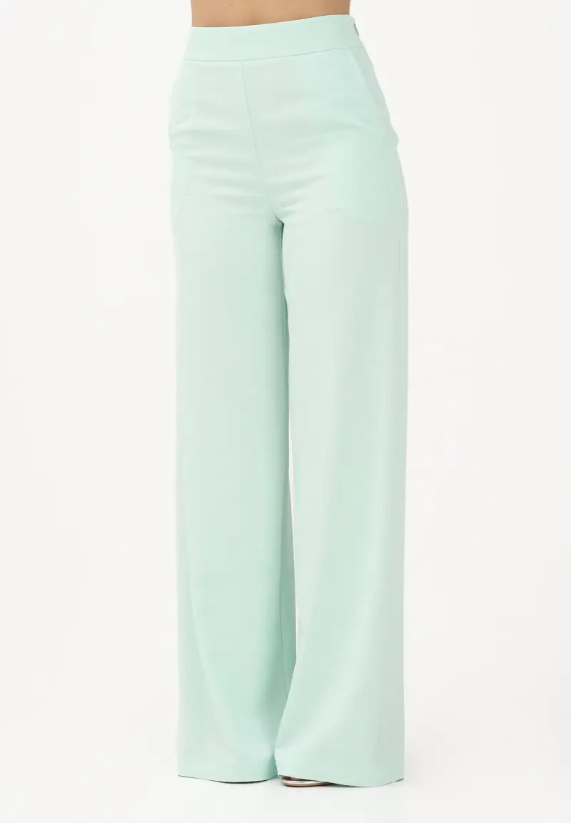 Pantalone elegante verde menta da donna