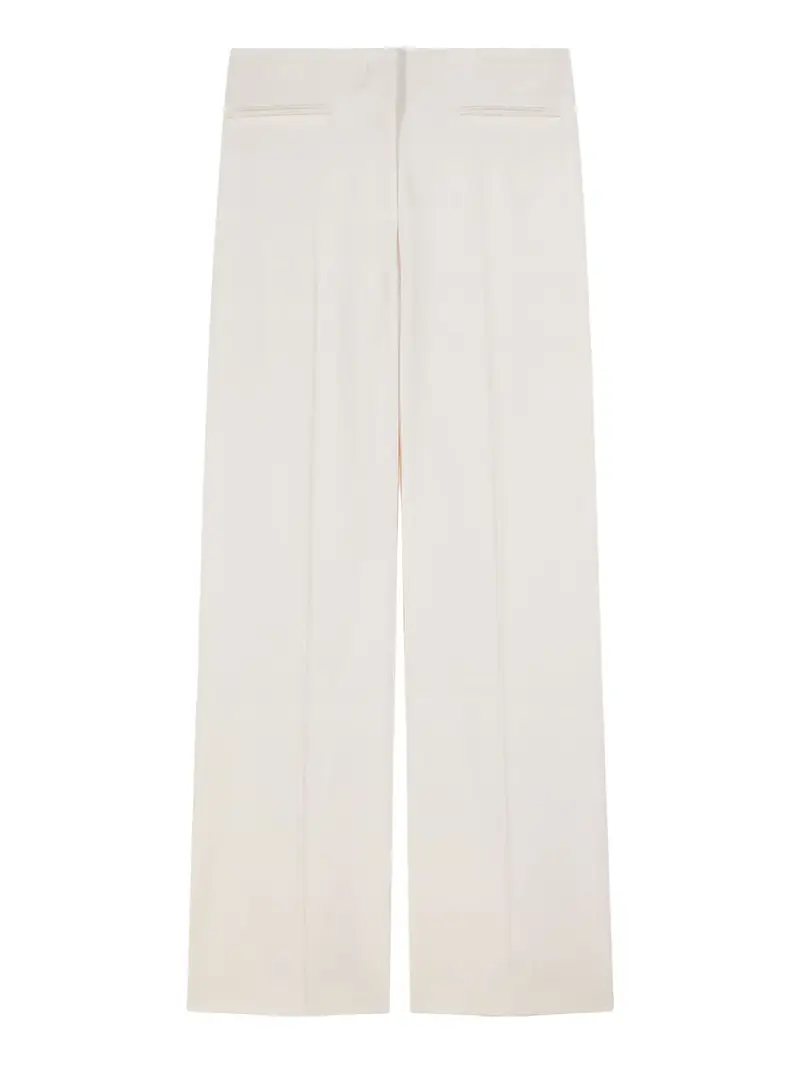 pantalone palazzo patrizia pepe da donna - avorio