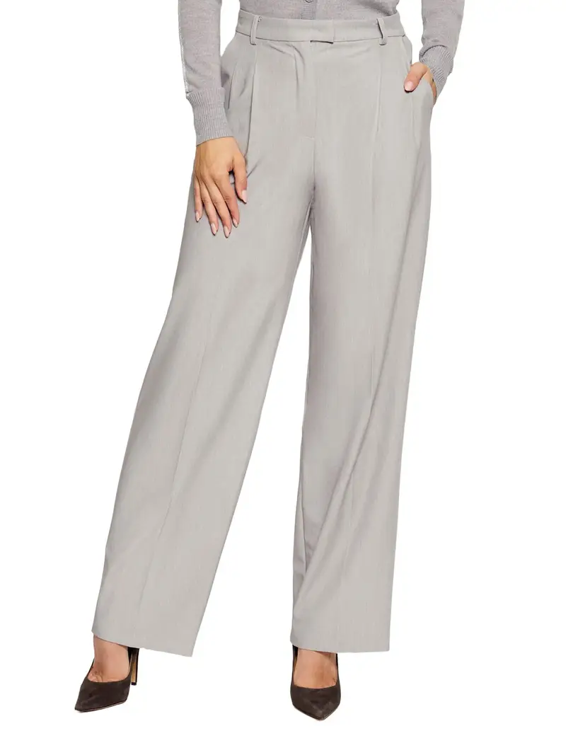 pantalone palazzo patrizia pepe da donna - grigio