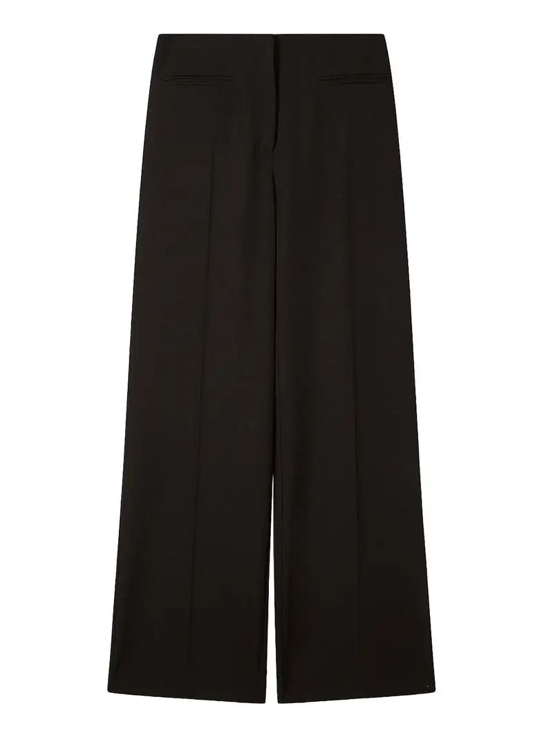 pantalone palazzo patrizia pepe da donna - nero