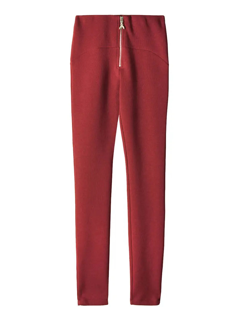 pantalone slim patrizia pepe da donna - rosso