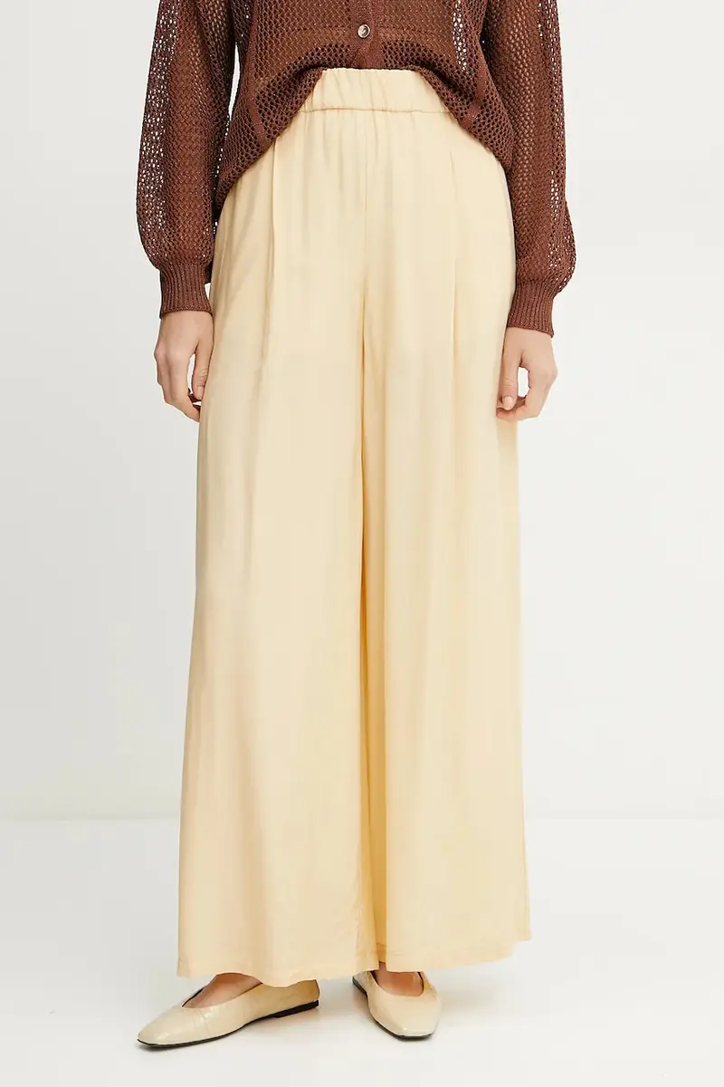 pantaloni donna colore beige 2P1673 A057