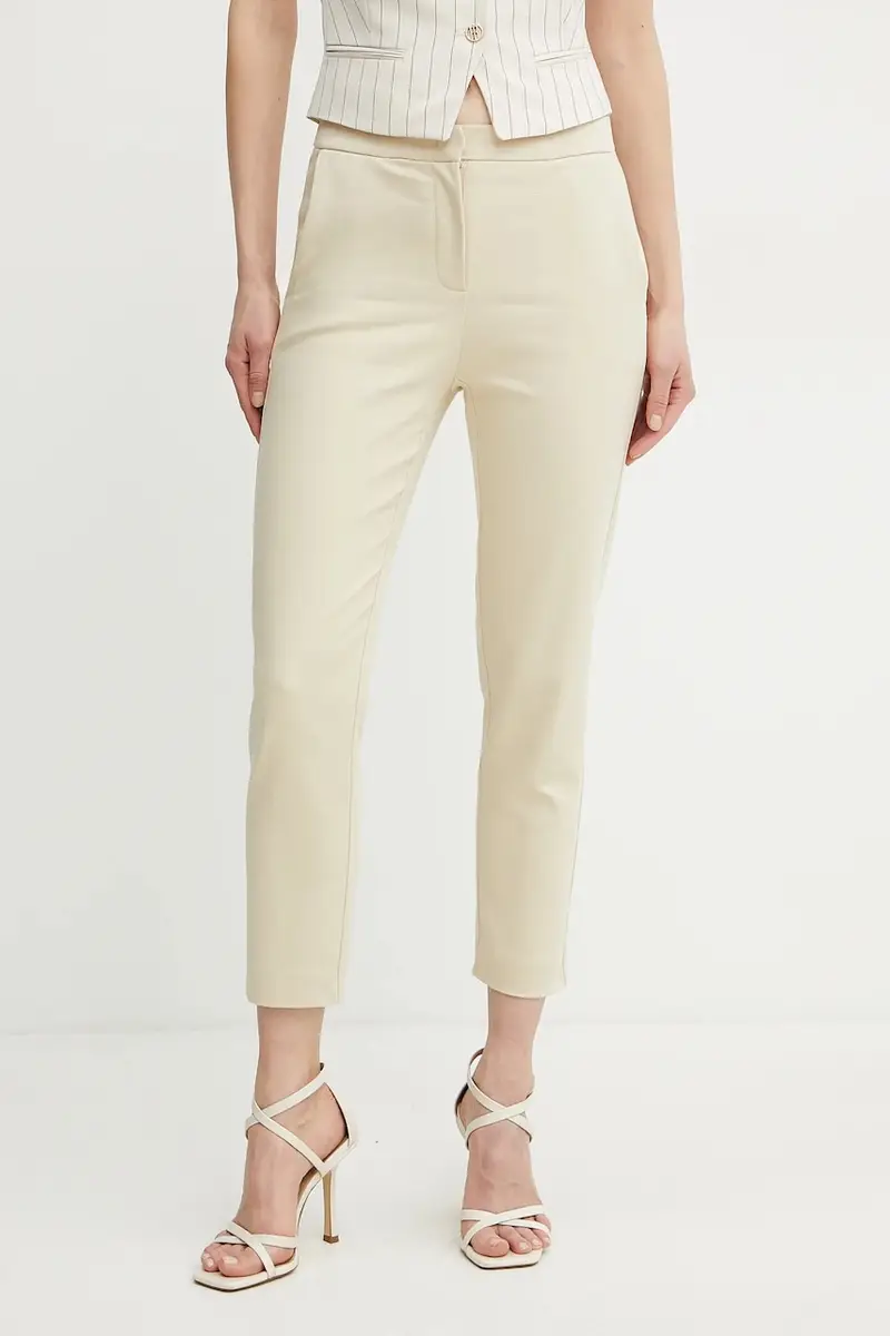 pantaloni donna colore beige 8P0699 A543