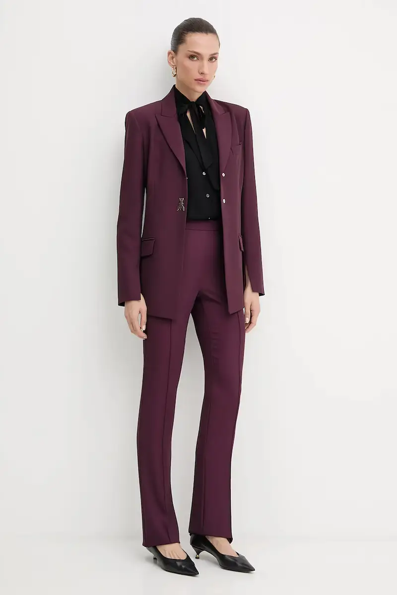 pantaloni donna colore granata 8P0747 A454 miniatura 2