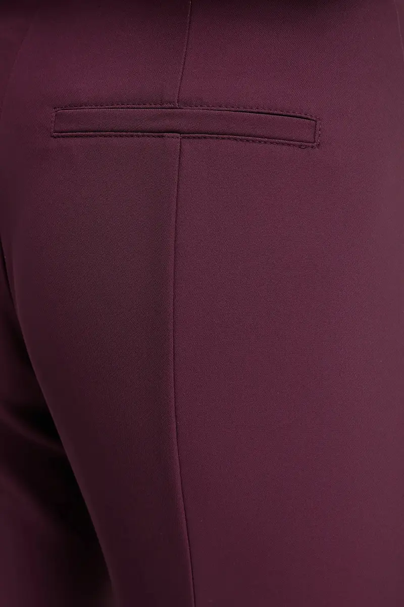 pantaloni donna colore granata 8P0747 A454 miniatura 4