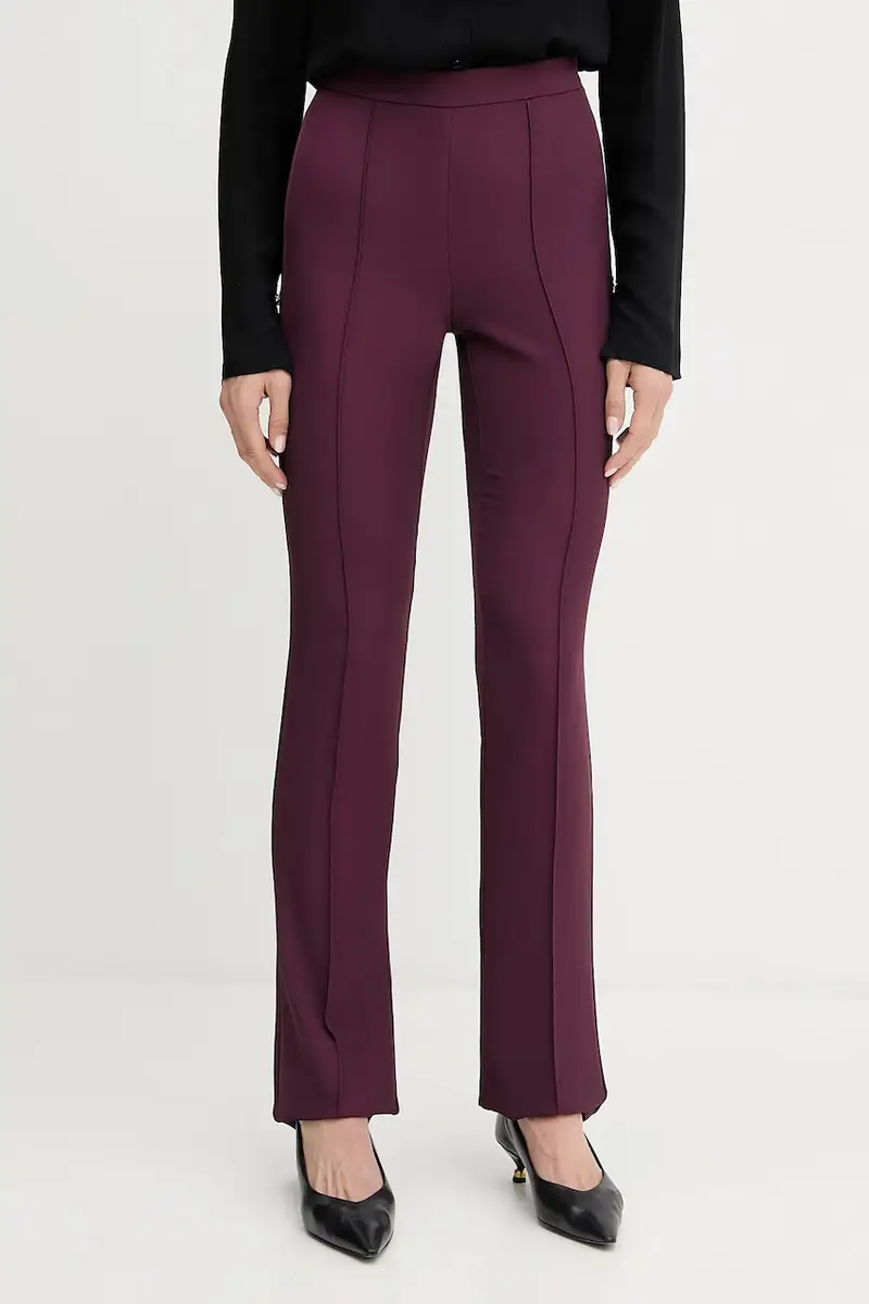 pantaloni donna colore granata 8P0747 A454