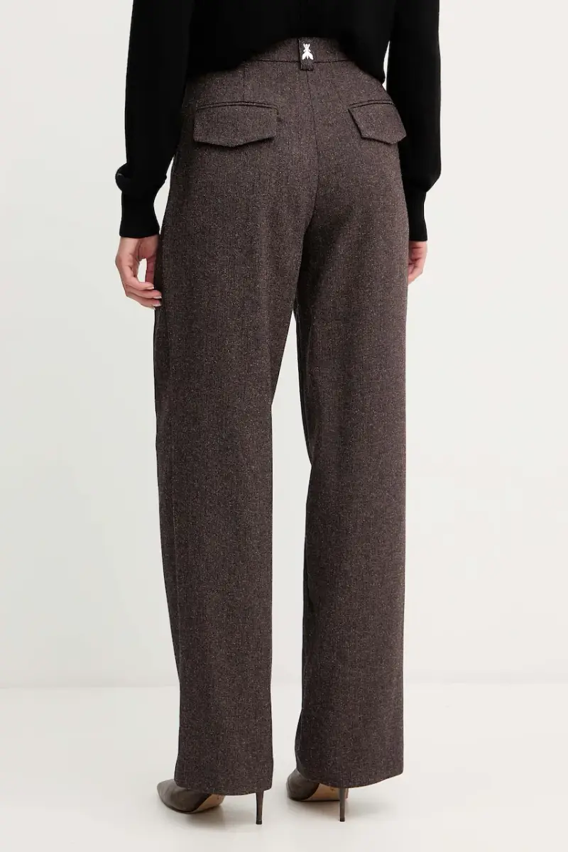 pantaloni donna colore marrone 2P1700 A646 miniatura 3