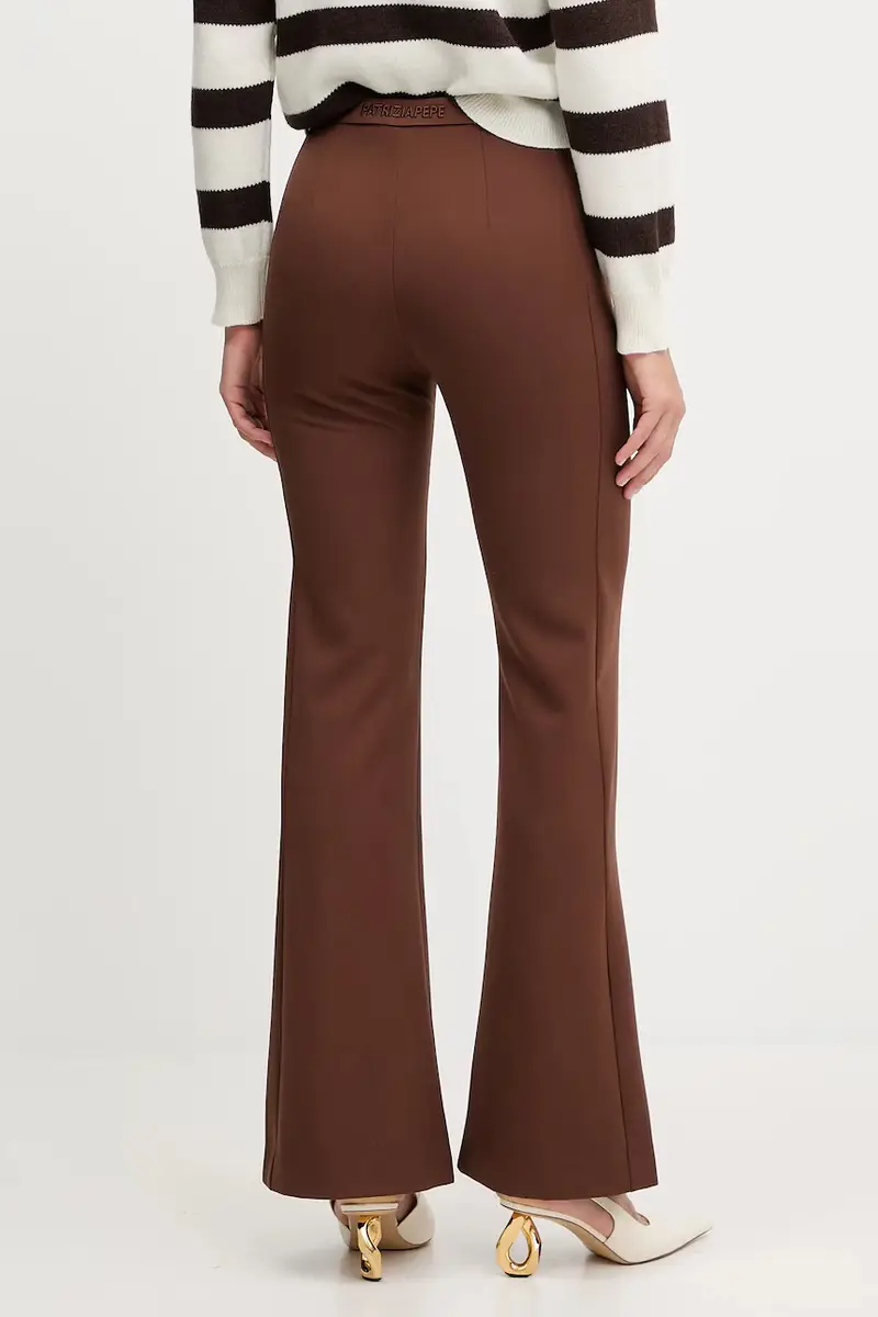 pantaloni donna colore marrone 8P0754 A623 miniatura 3