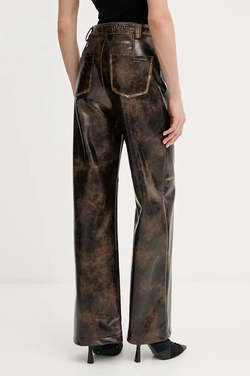 pantaloni donna colore marrone 8P0758 E064 miniatura 3