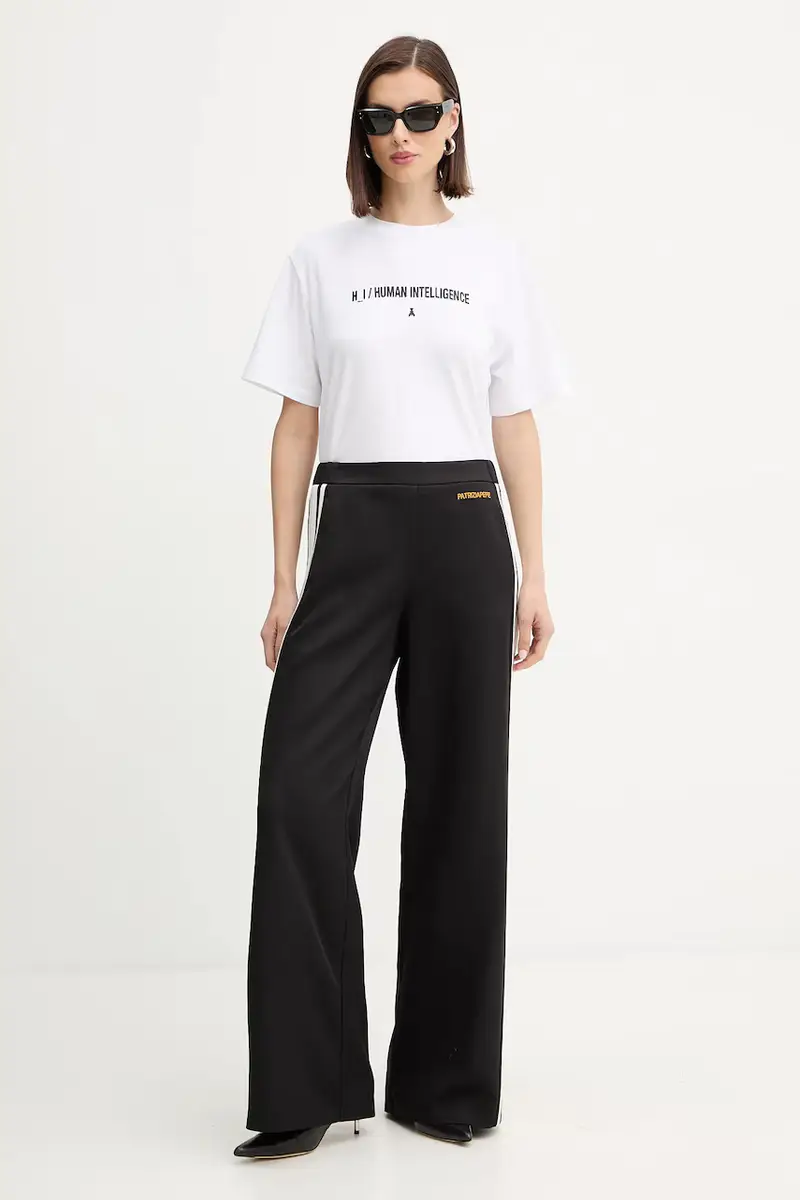 pantaloni donna colore nero 2P1716 A664 miniatura 2