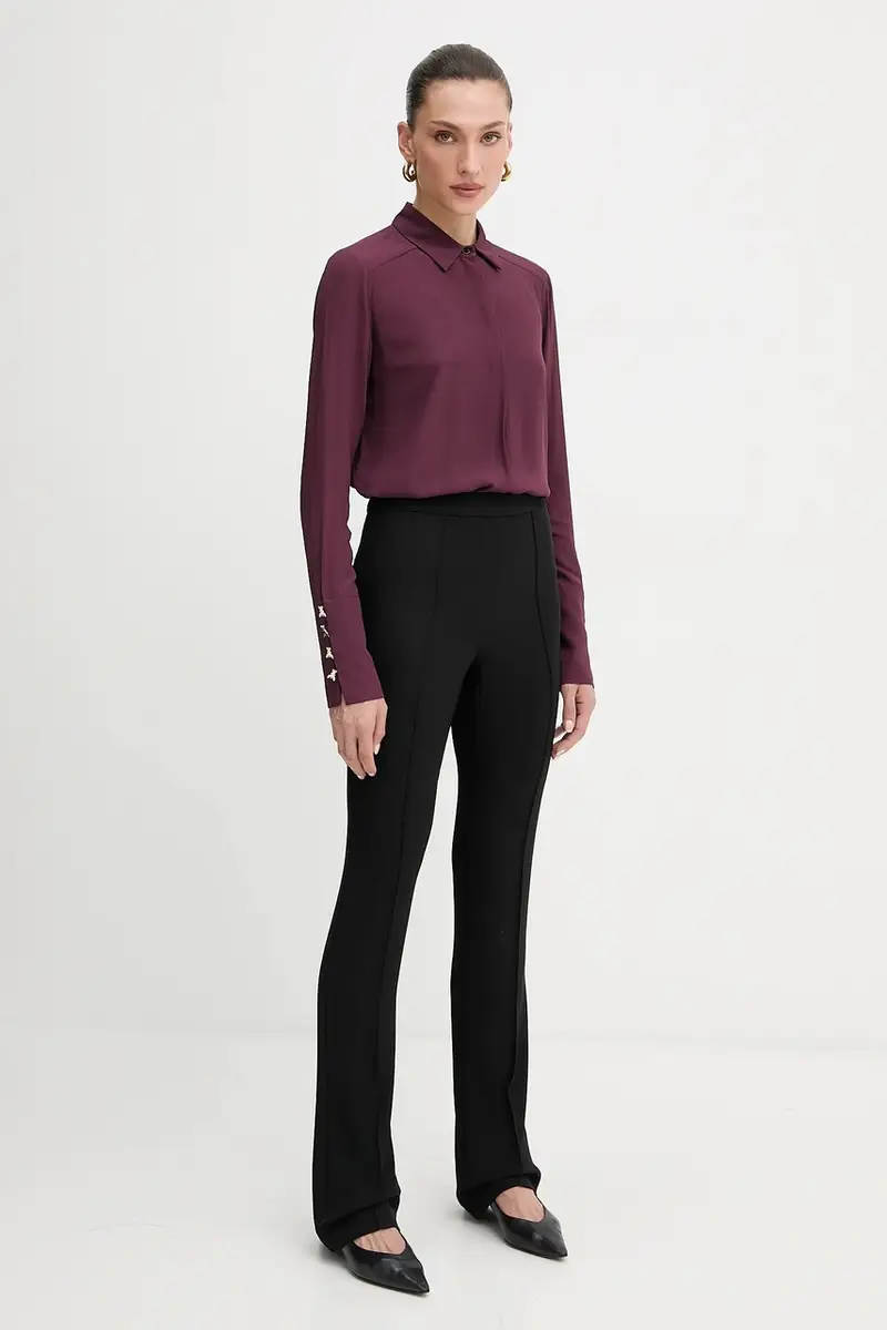 pantaloni donna colore nero 8P0747 A454 miniatura 2