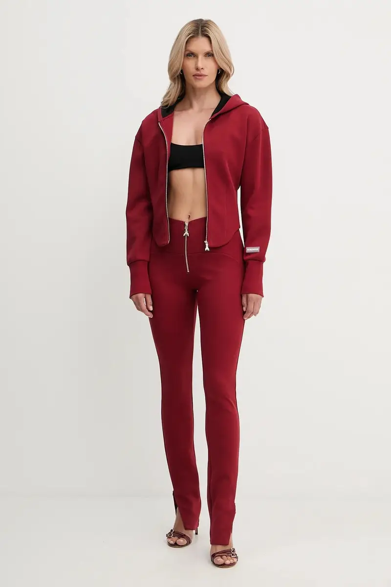 pantaloni donna colore rosso 8P0746 J305 miniatura 2