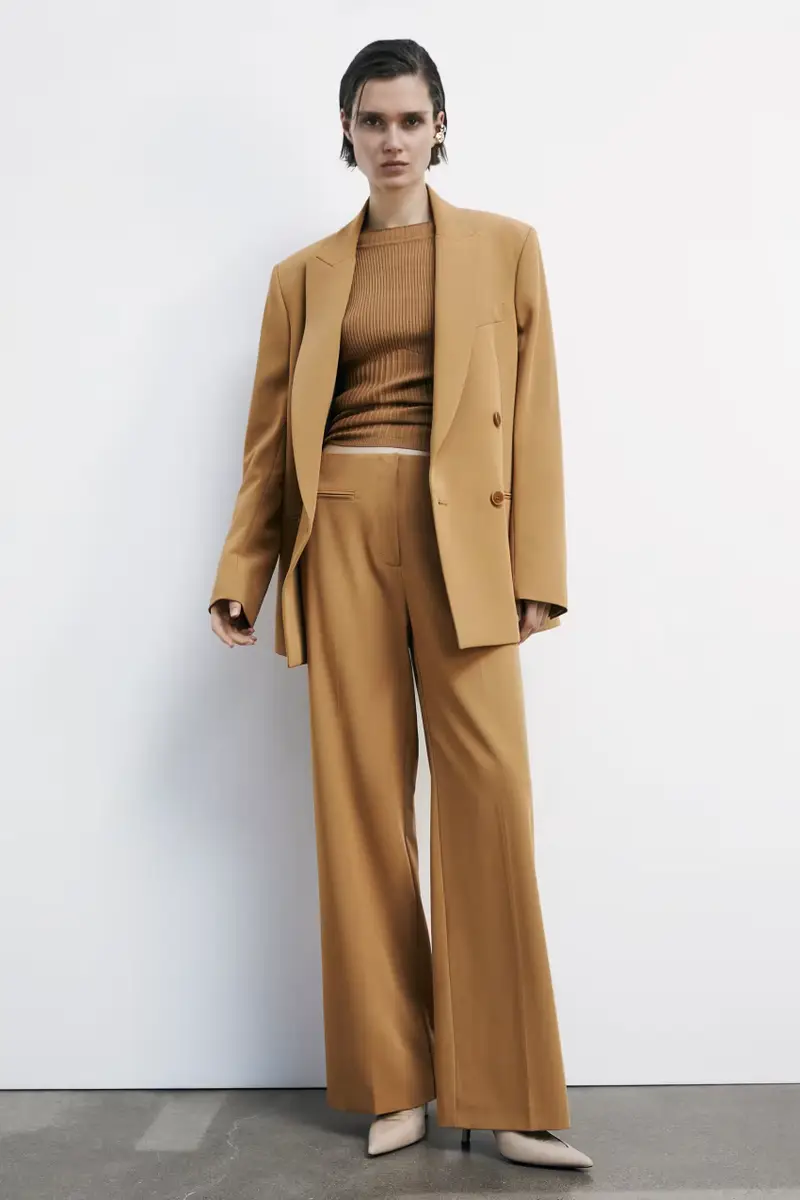 Pantaloni "ESSENTIAL" fluidi Beige