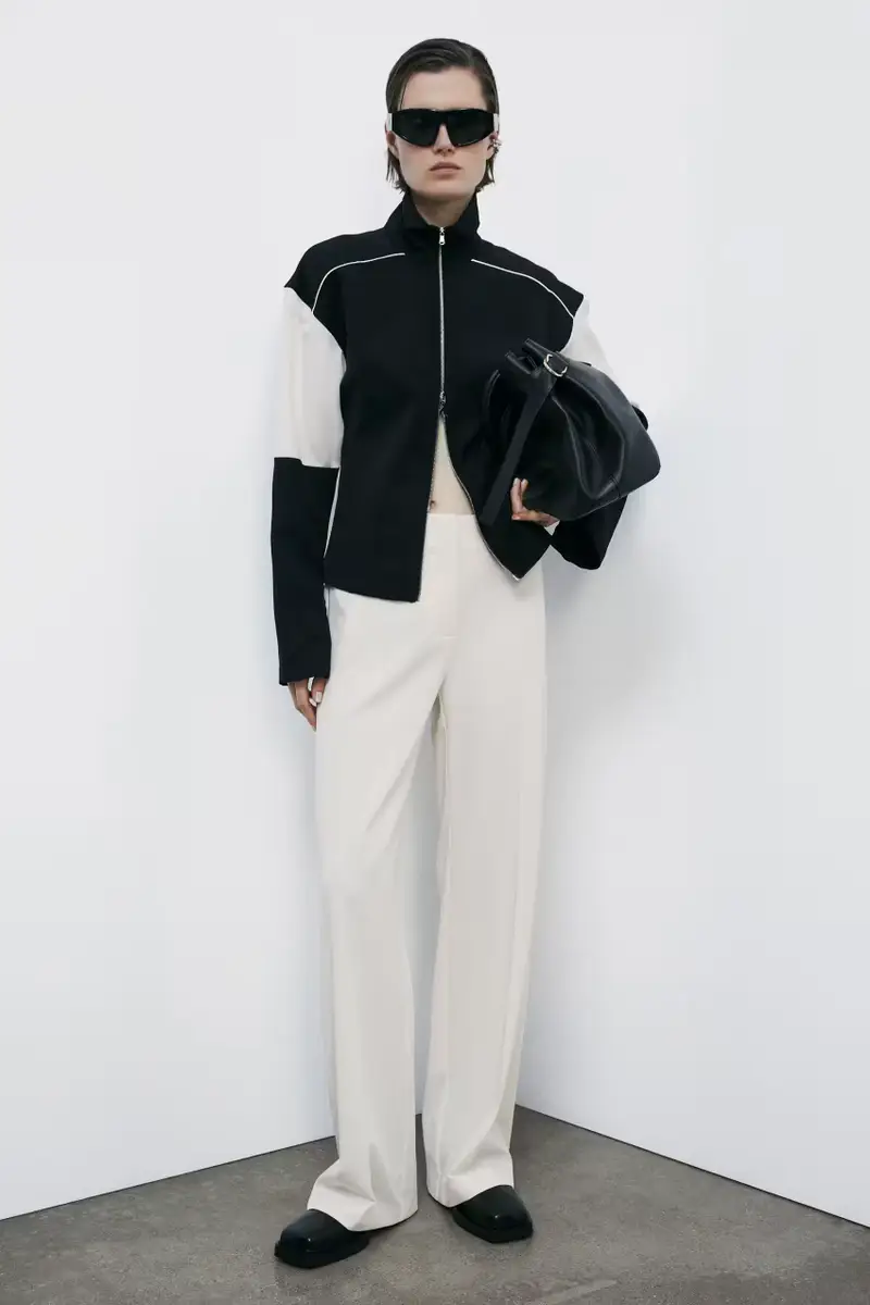 Pantaloni "ESSENTIAL" fluidi Bianco