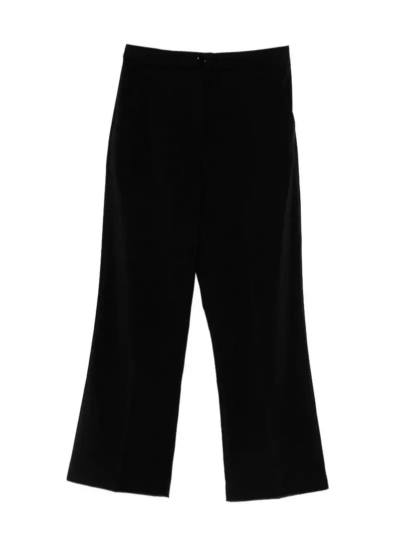 Pantaloni in morbido crÃªpe Nero