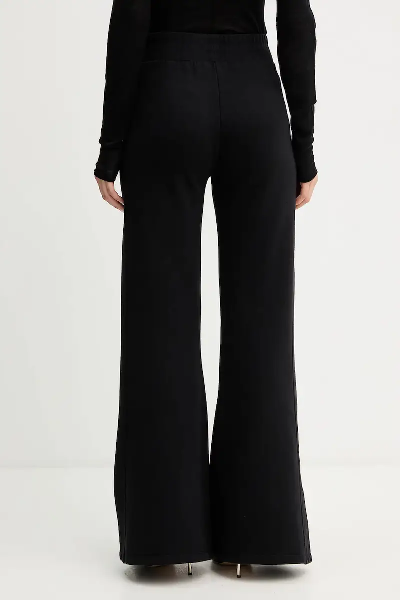 pantaloni tuta di cotone donna colore nero 2P1718 J079 miniatura 3