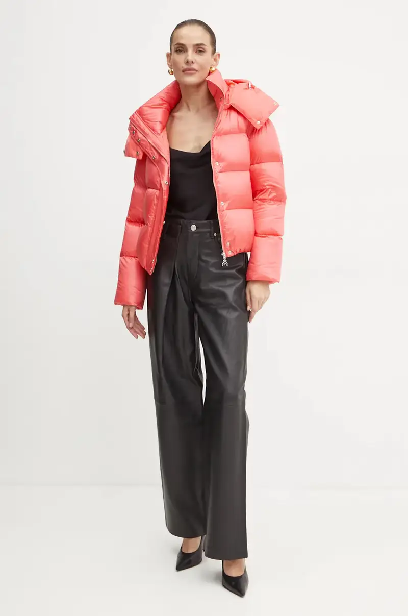 piumino donna colore arancione 2O0050.A9M0 miniatura 2