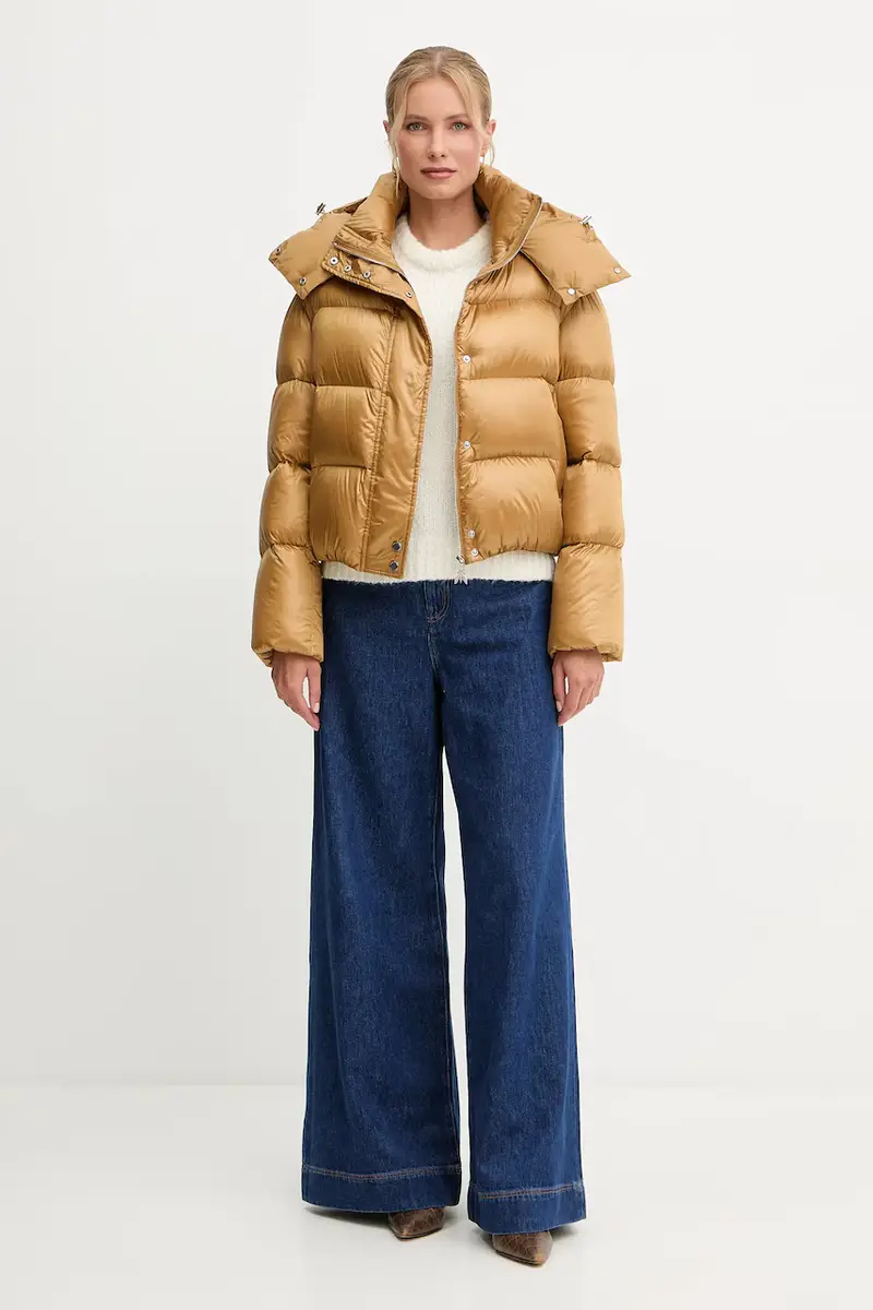 piumino donna colore marrone 2O0050.A9M0 Verde miniatura 2