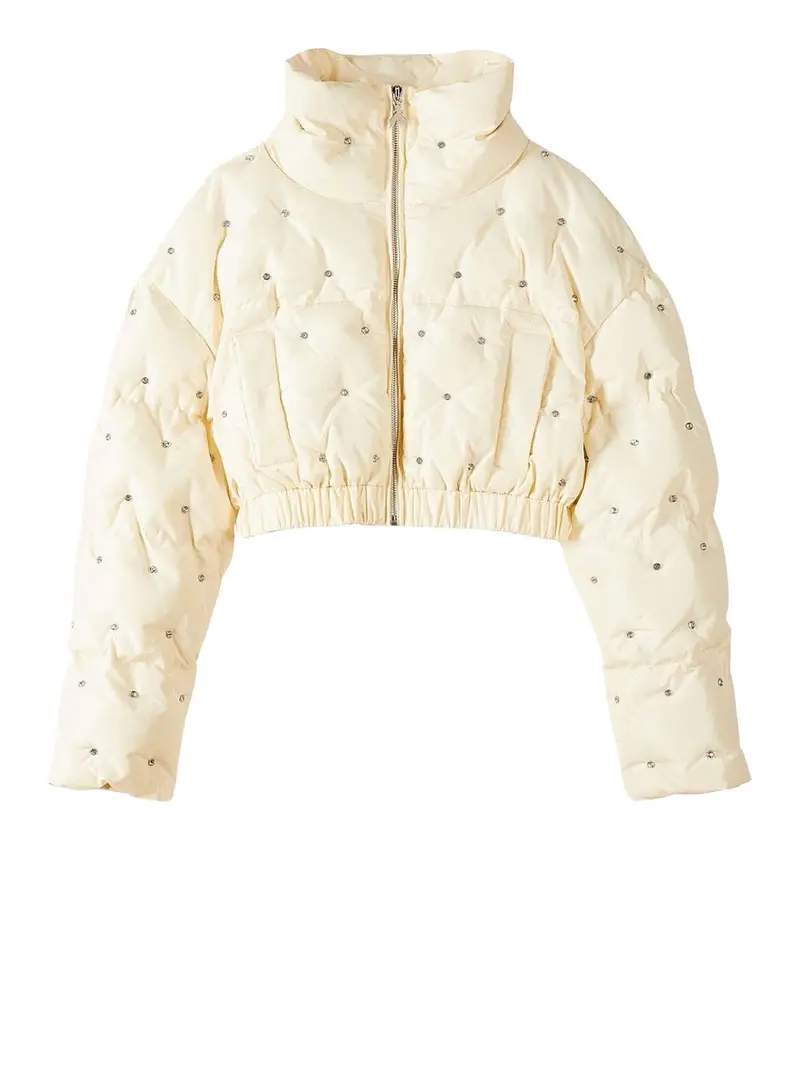 piumino patrizia pepe da donna - avorio