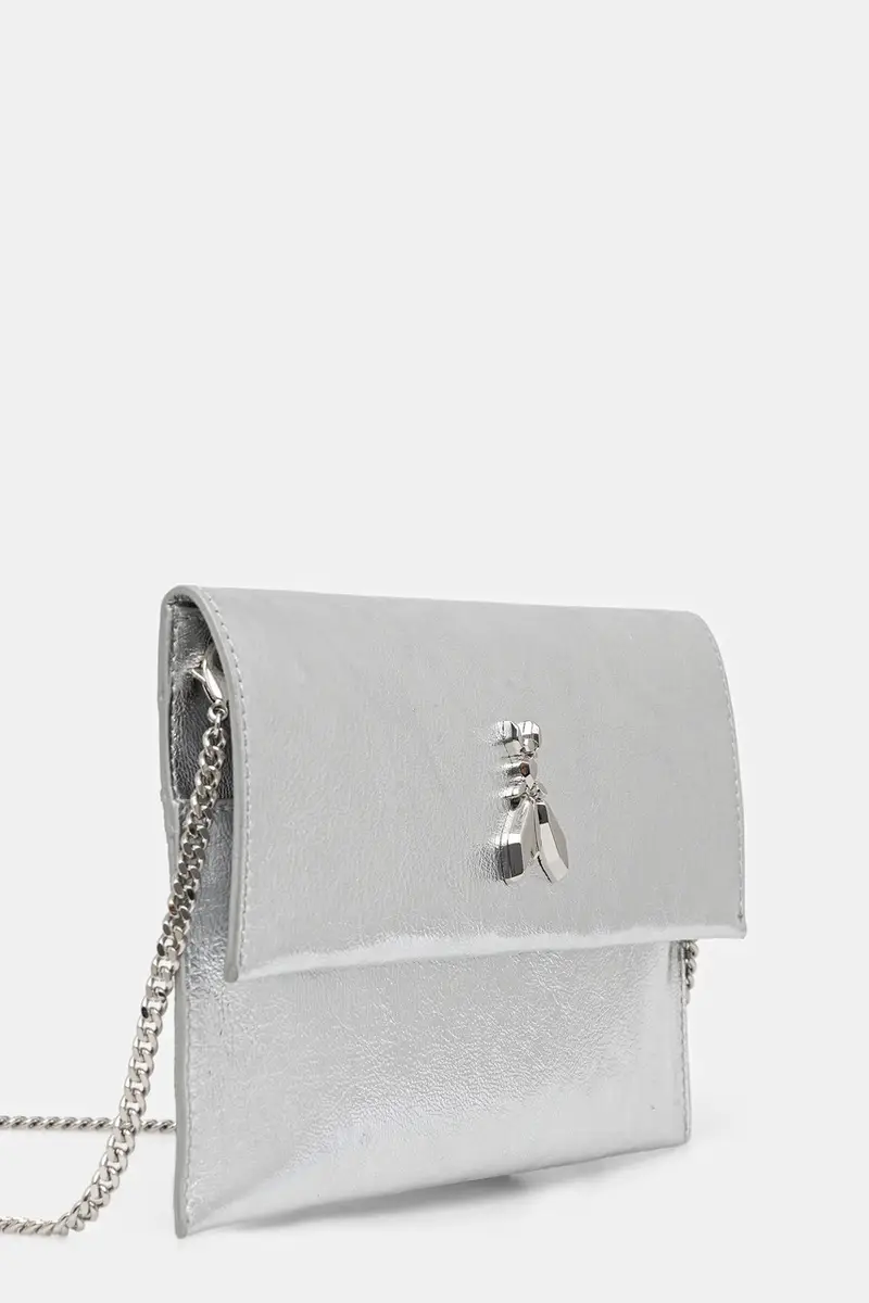 PATRIZIA PEPE Pochette Argento 3839820 miniatura 2