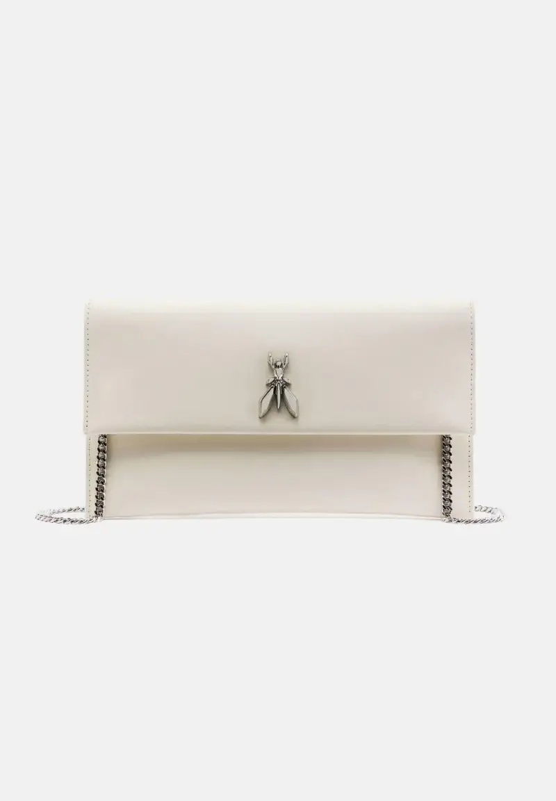 Pochette Fly panna da donna