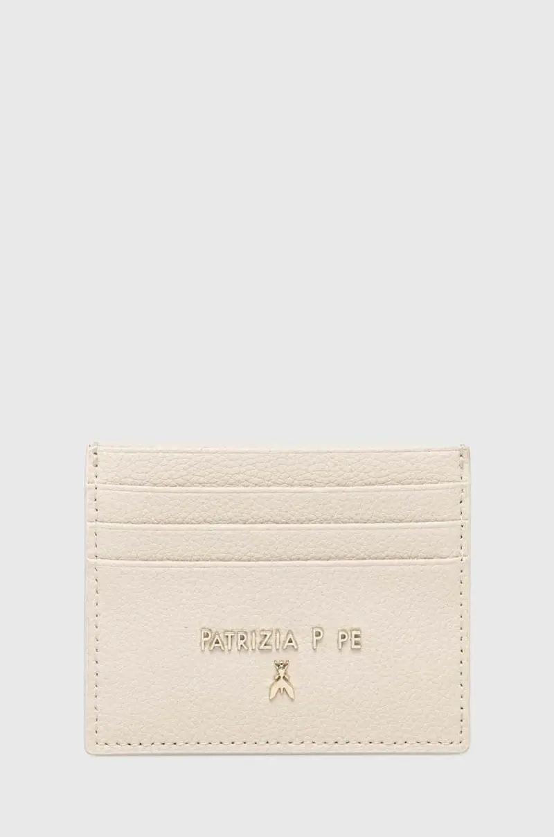 portacarte in pelle colore bianco