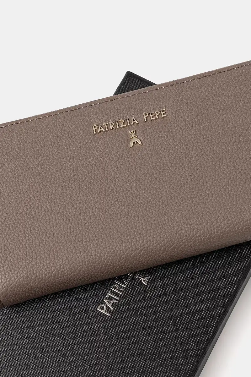 portafoglio in pelle donna colore beige CQ4879 L001 miniatura 4