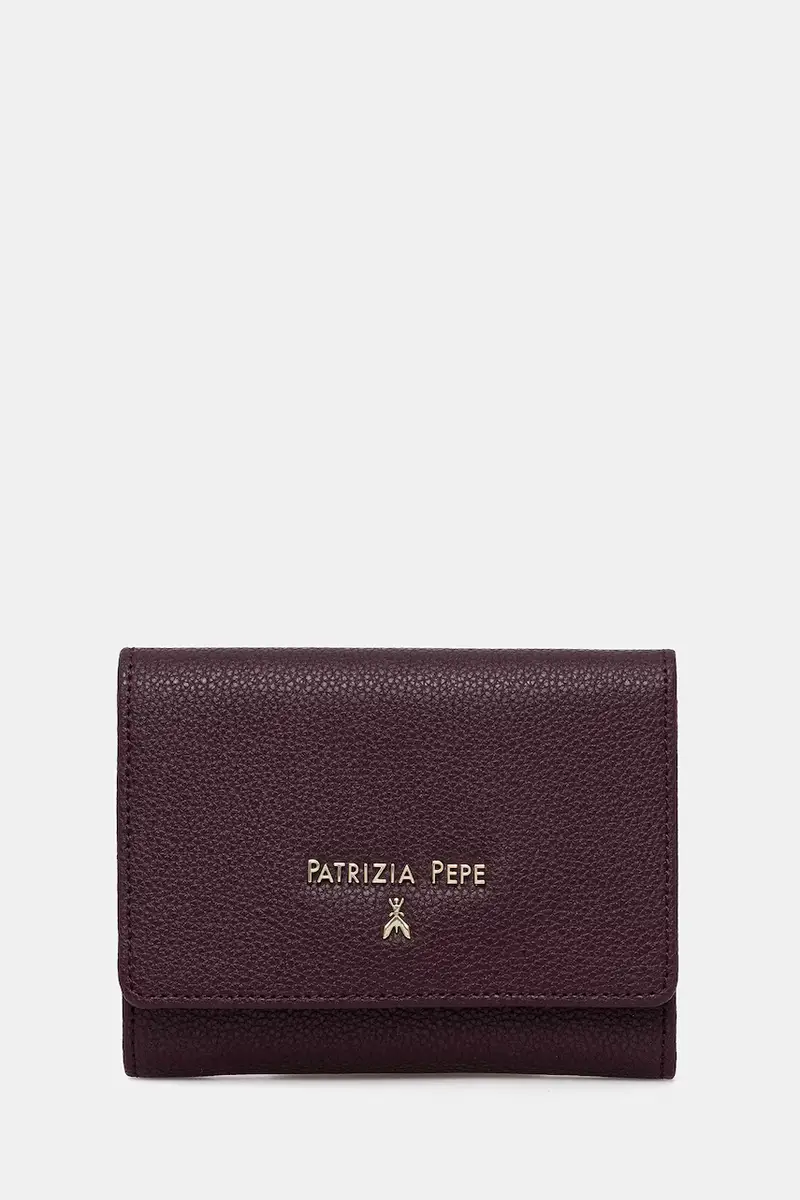 portafoglio in pelle donna colore beige CQ7081 L001 Violetto