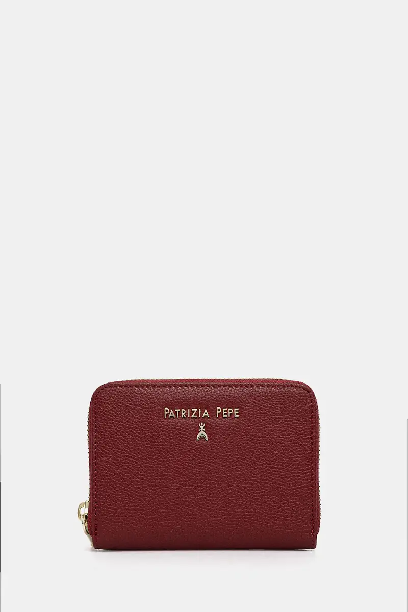 portafoglio in pelle donna colore beige CQ8512 L001 Granata