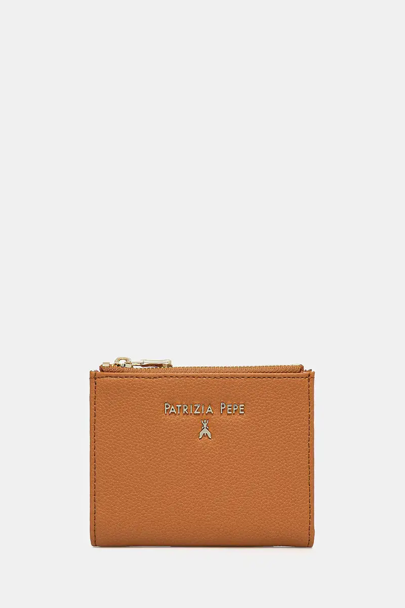 portafoglio in pelle donna colore nero CQ8732 L001 Marrone