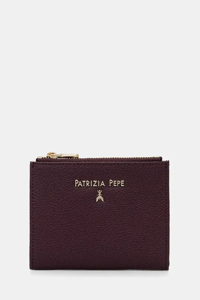 portafoglio in pelle donna colore nero CQ8732 L001 Violetto