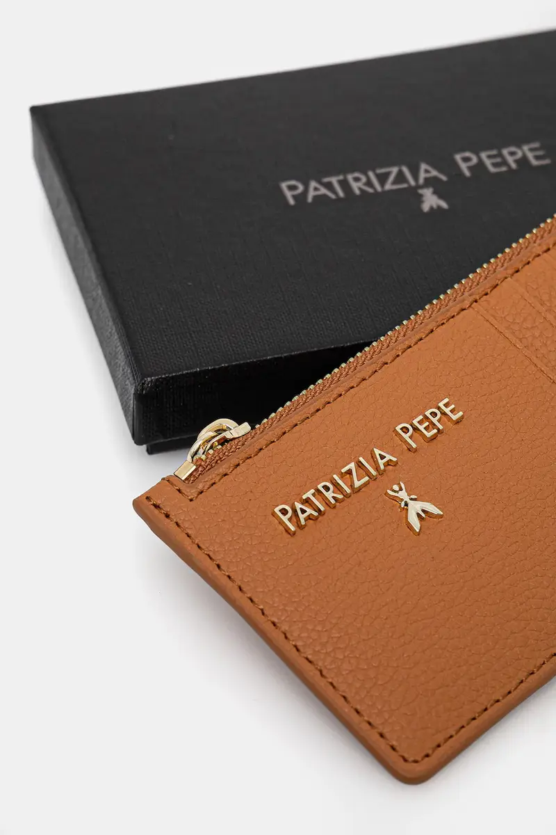 portafoglio in pelle donna colore nero CQ9105 L001 Marrone miniatura 3