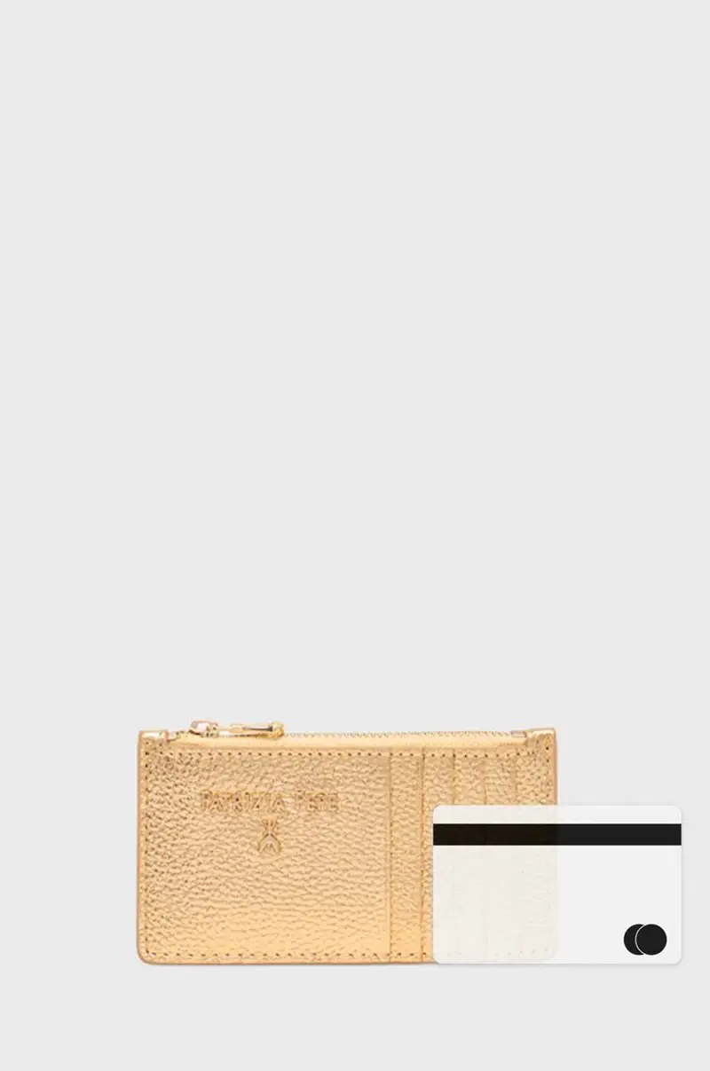 portafoglio in pelle donna colore oro miniatura 5