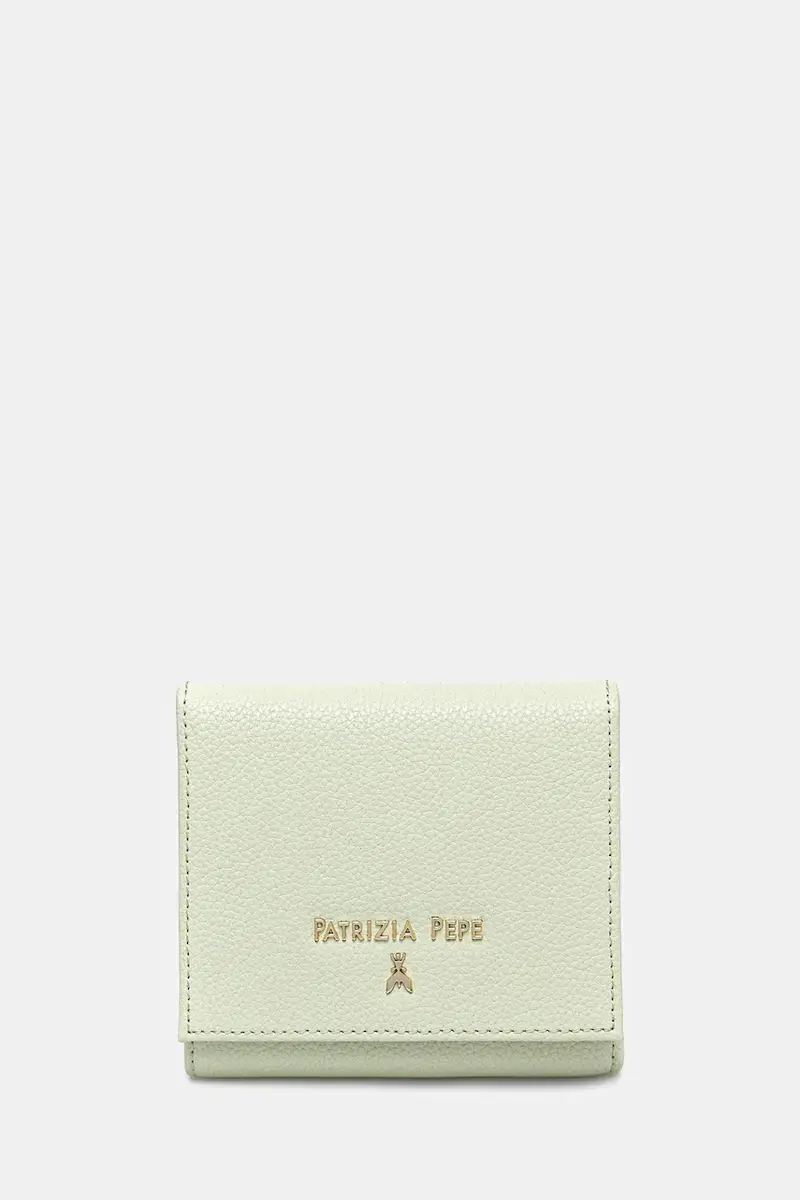 portafoglio in pelle donna colore verde 8Q0024 L001