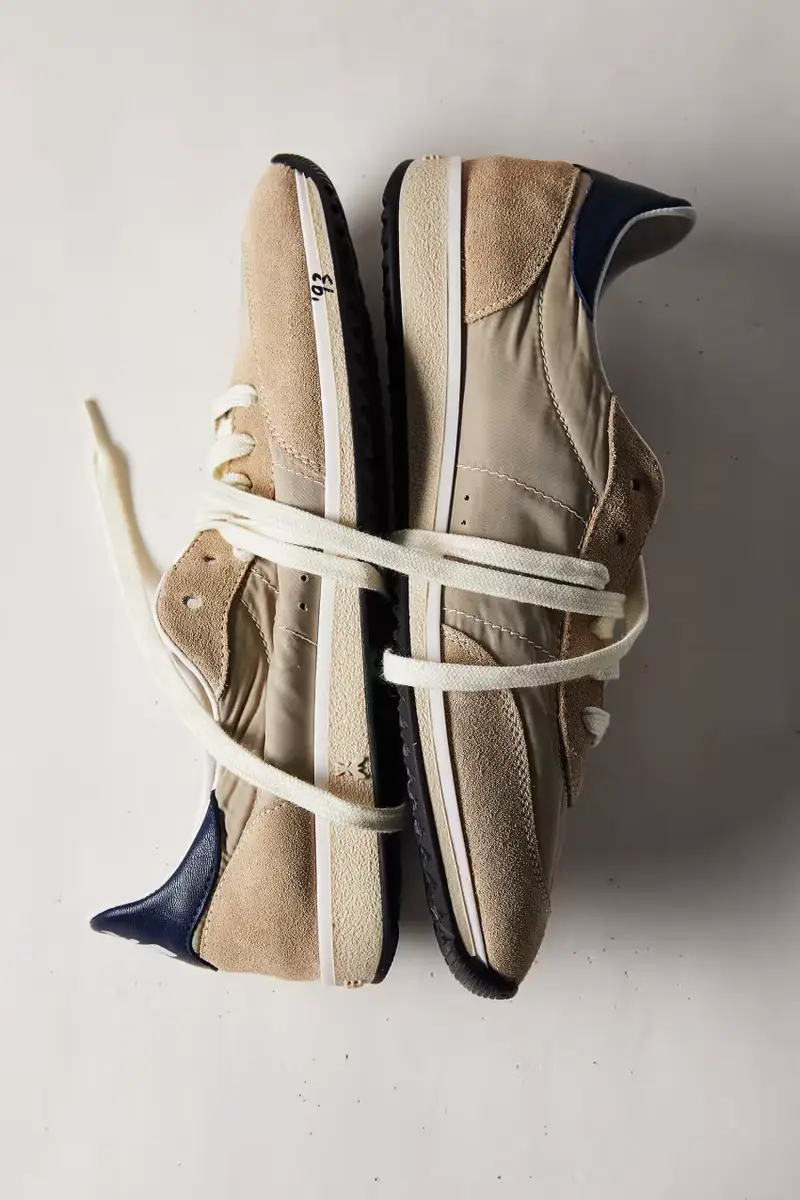 Running SKIN Sneakers 93 in nylon Beige