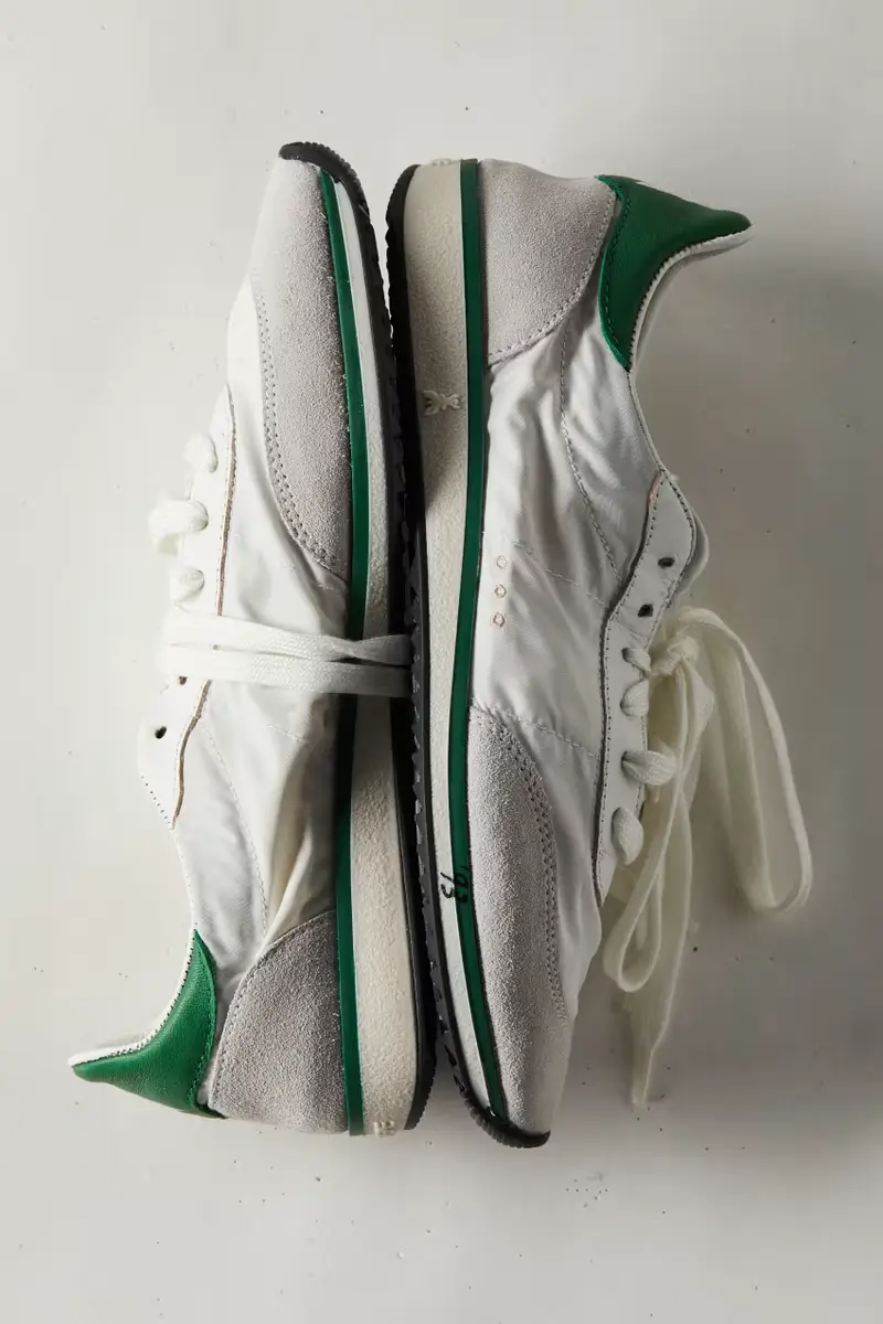 Running SKIN Sneakers 93 in nylon Bianco