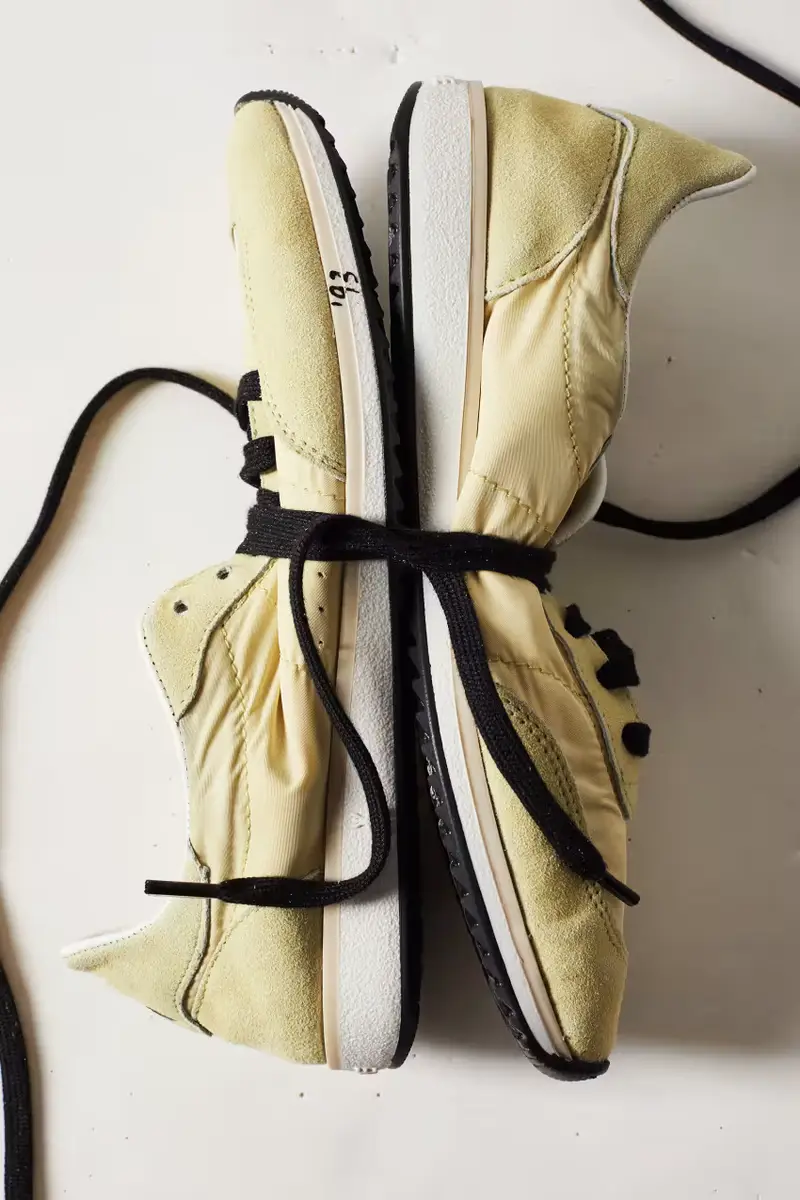 Running SKIN Sneakers 93 in nylon Giallo