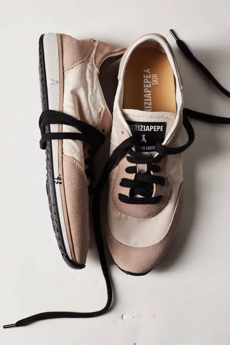 Running SKIN Sneakers 93 in nylon Rosa