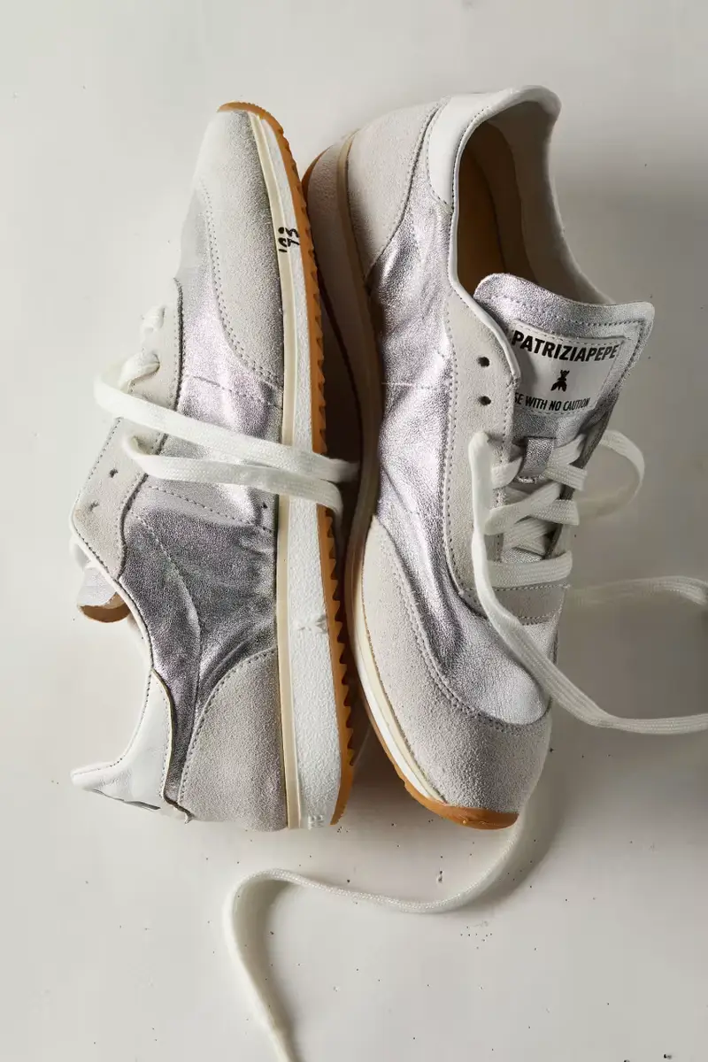 PATRIZIA PEPE Running SKIN Sneakers 93 laminate