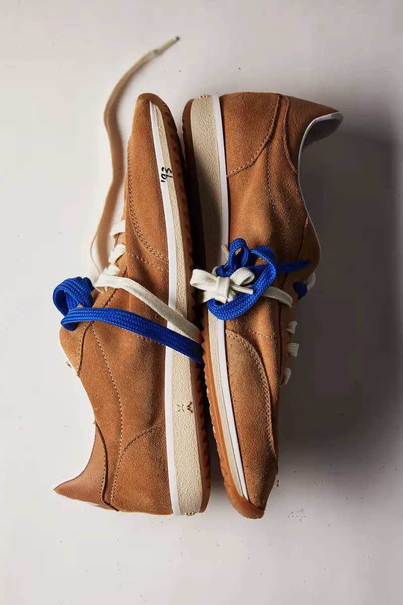 Running SKIN Sneakers 93 scamosciate Beige