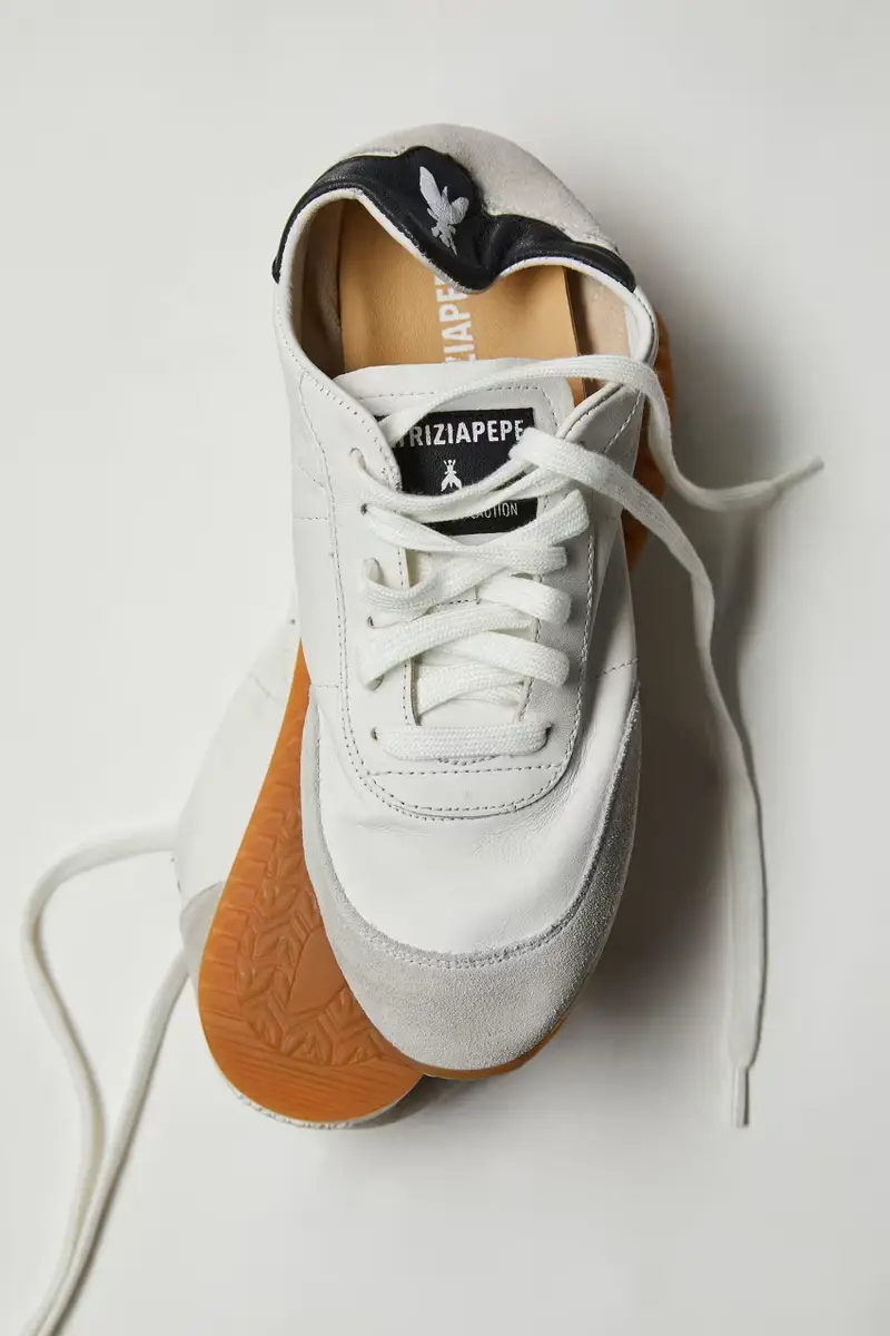 Running SKIN Sneakers in nappa Bianco