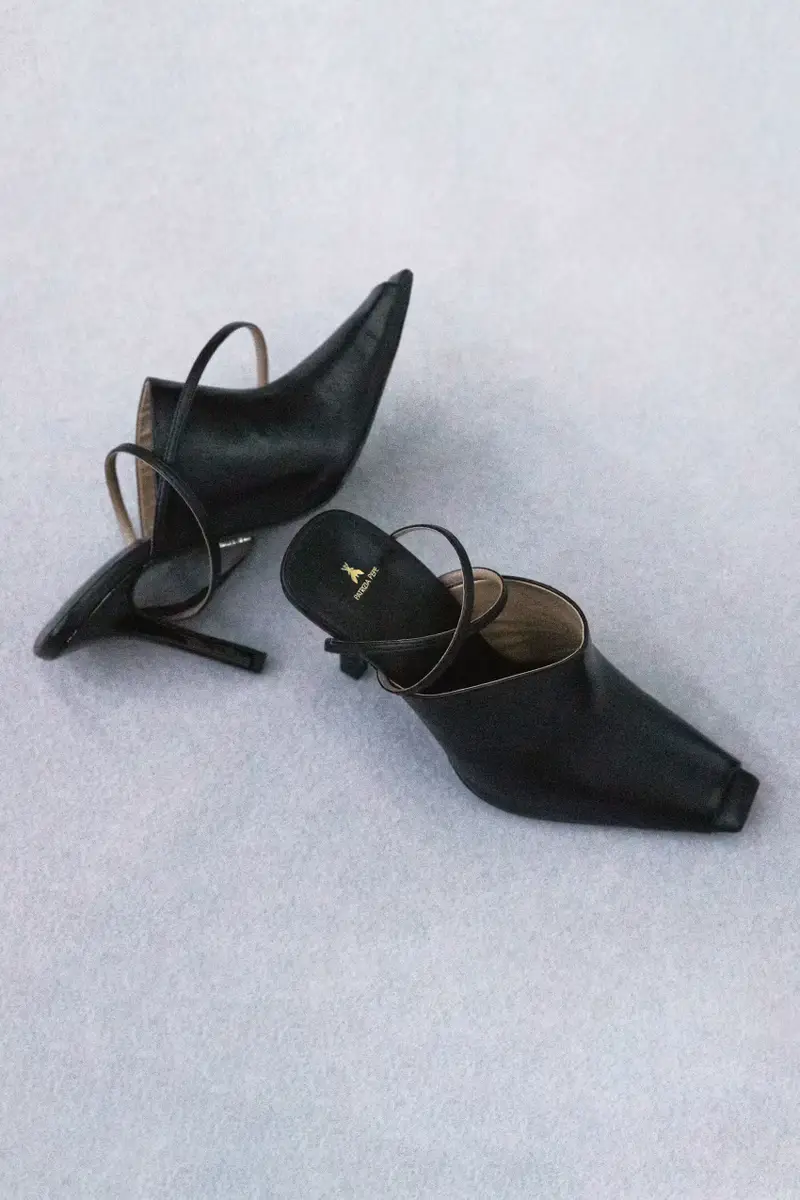 Sabot SKIN in pelle Nero