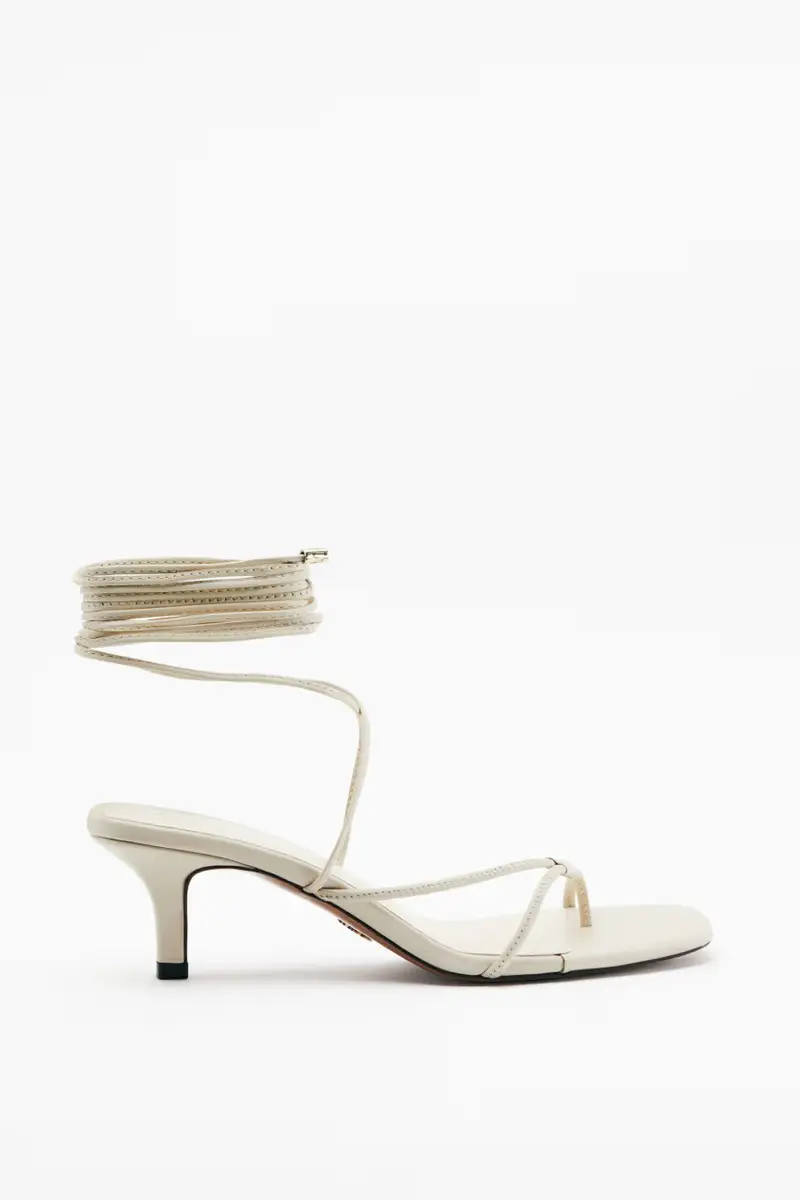 Sandali con tacco Essential Fly Bianco