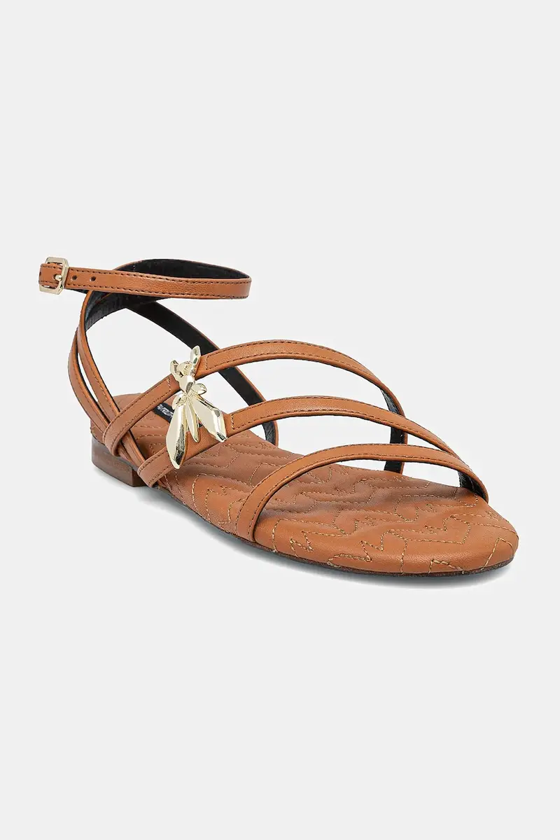 sandali in pelle donna colore marrone 8X0095 L048 B815