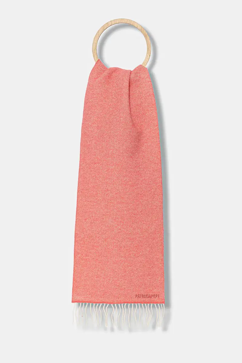 scialle con lana colore rosa 2F0124 A681