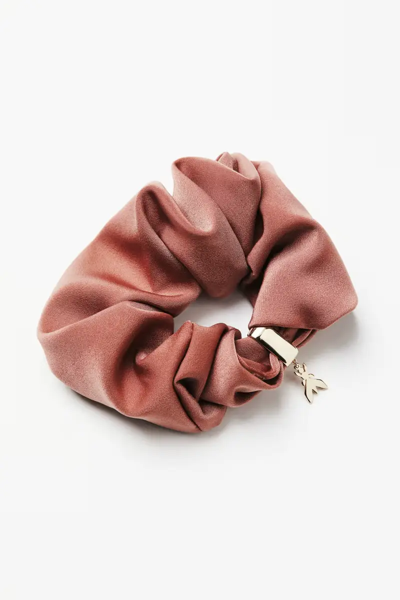 Scrunchies per capelli con ciondolo Fly Rosa